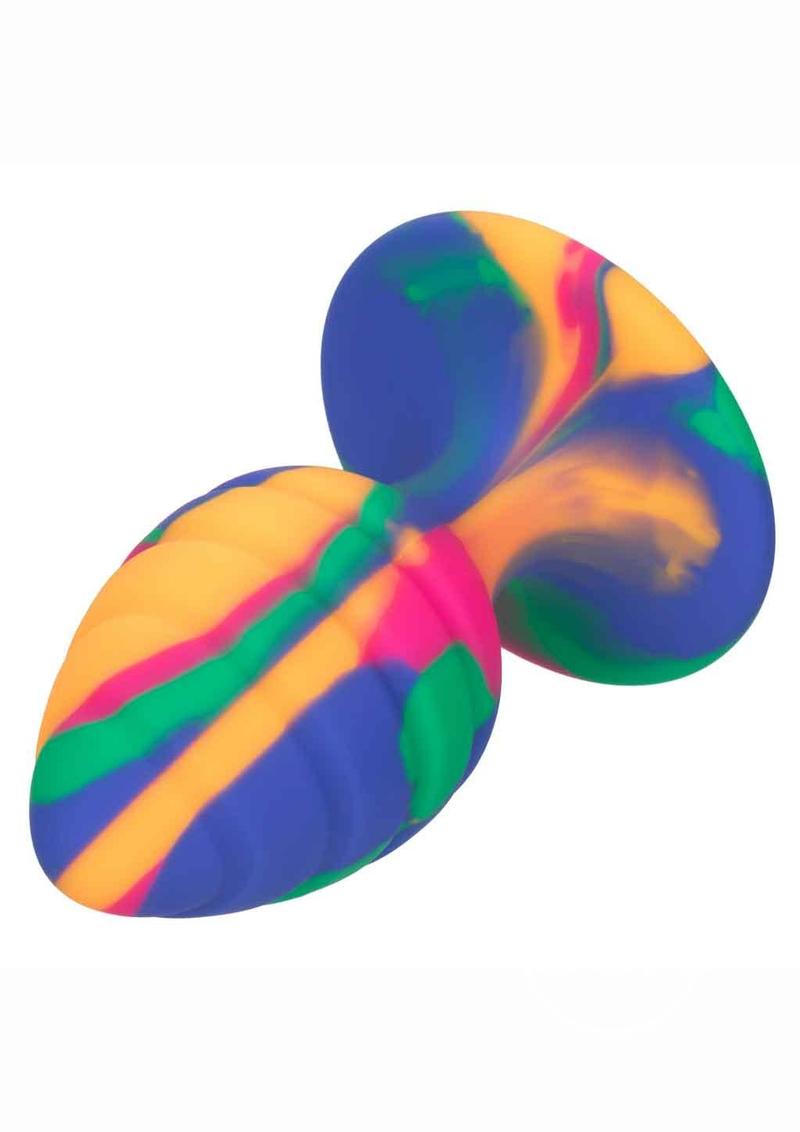 Cheeky Swirl Tie-Dye Silicone Plug Medium - Multicolor