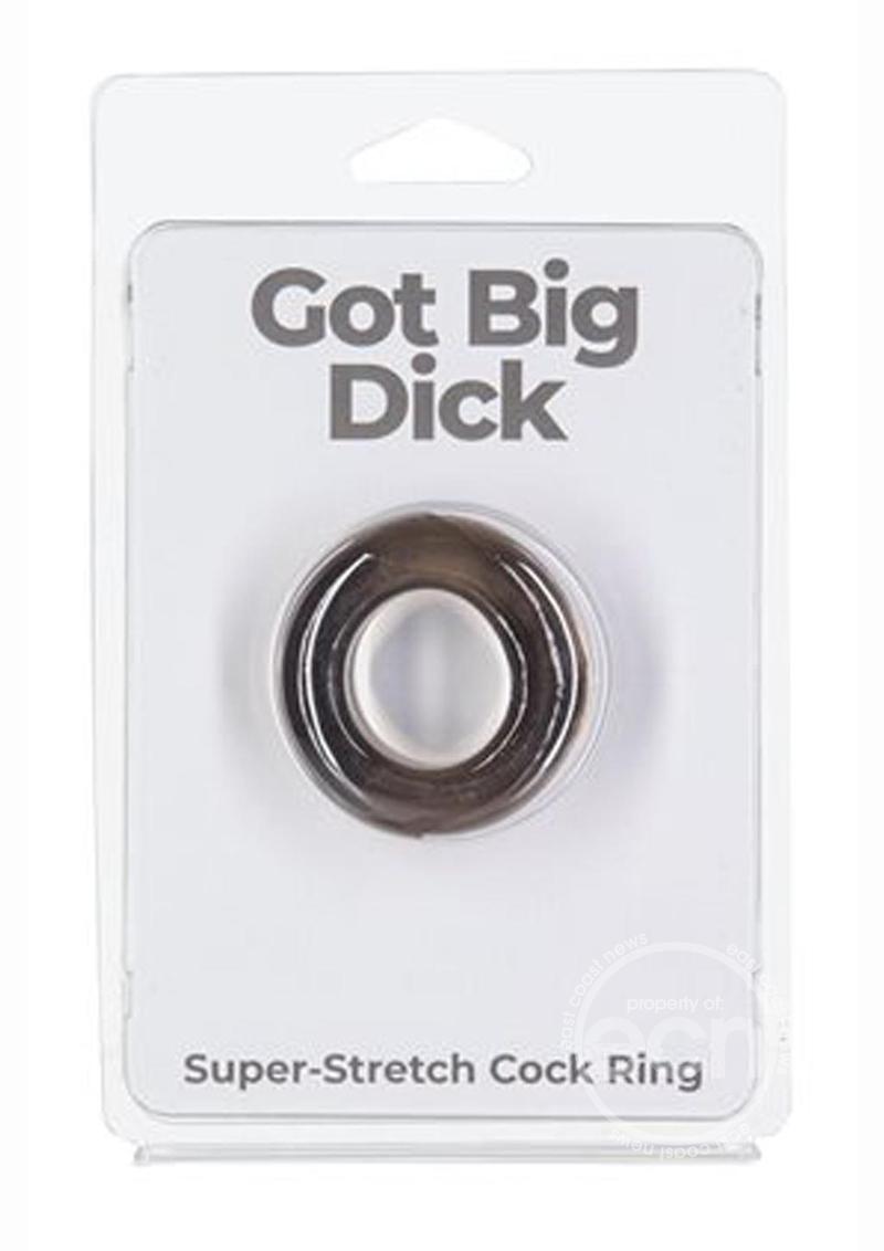 Got Big D Super-Stretch Cock Ring - Black