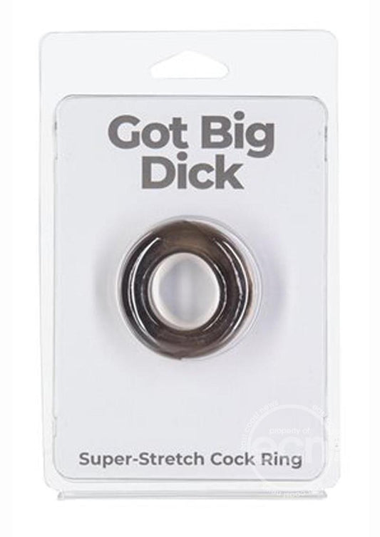 Got Big D Super-Stretch Cock Ring - Black