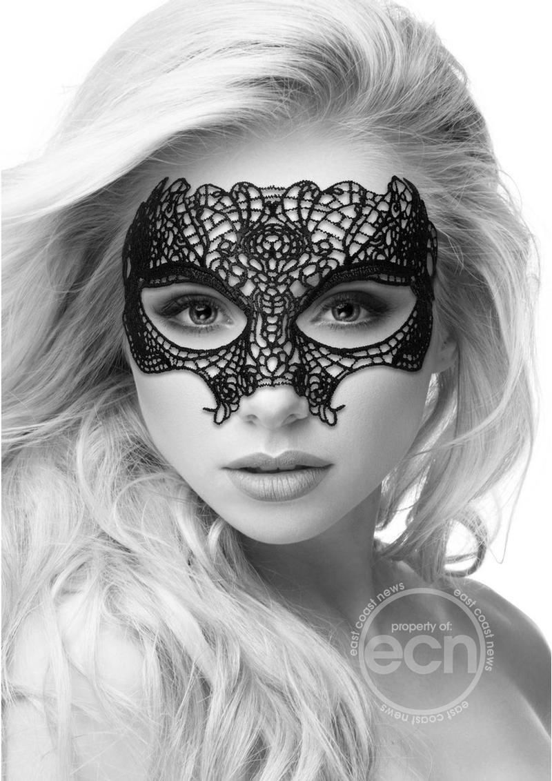 Ouch! Lace Eye-Mask Princess - Black