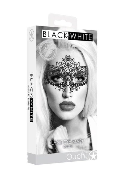 Ouch! Lace Eye-Mask Queen - Black