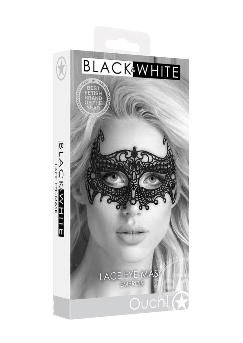 Ouch! Lace Eye-Mask Empress - Black