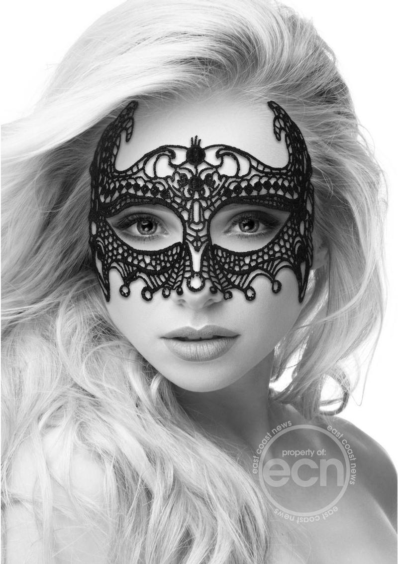 Ouch! Lace Eye-Mask Empress - Black