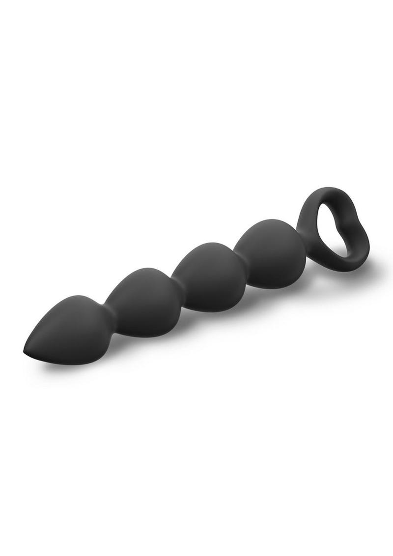 Bing Bang Silicone Anal Beads - Large - Black Onyx