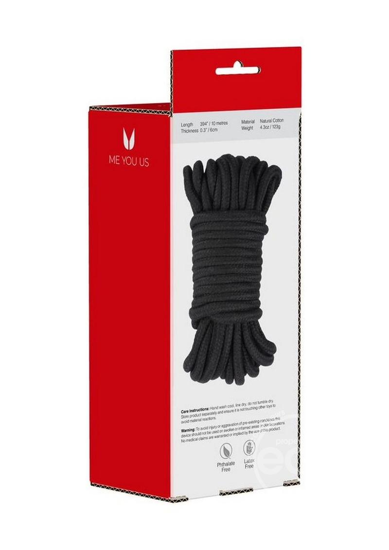 ME YOU US Tie Me Up Rope 10m - Black