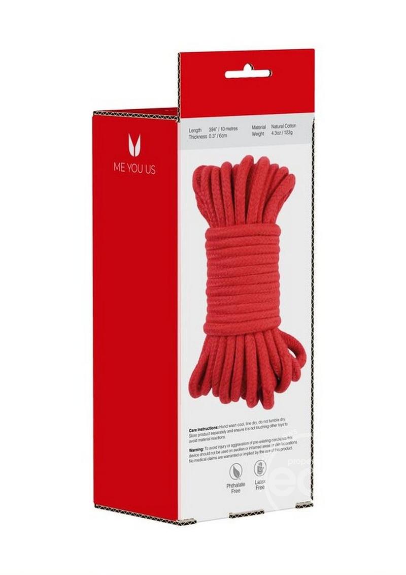 ME YOU US Tie Me Up Rope 10m - Red