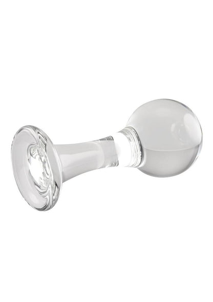 Gender X The Baller Glass Anal Plug - Clear