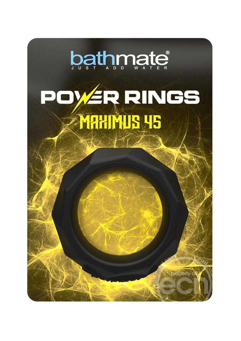 Bathmate Power Ring Maximus 45 Silicone Cockring - Black