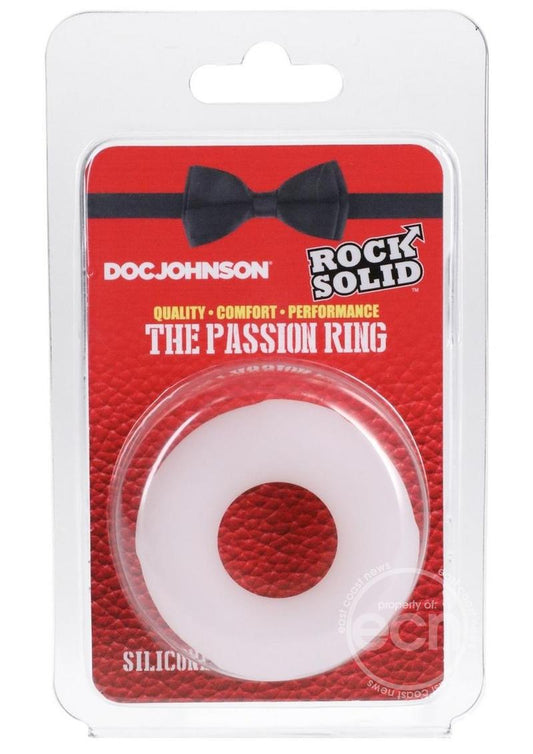 Rock Solid Passion Ring Silicone Cock Ring Holiday Edition - Frost