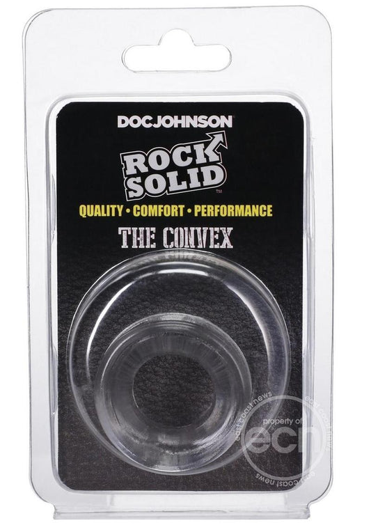 Rock Solid The Convex Cock Ring - Clear