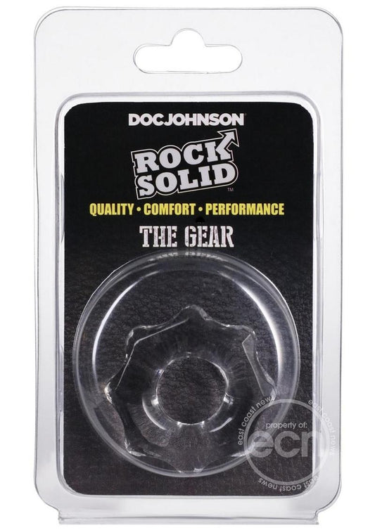 Rock Solid The Gear Cock Ring - Clear