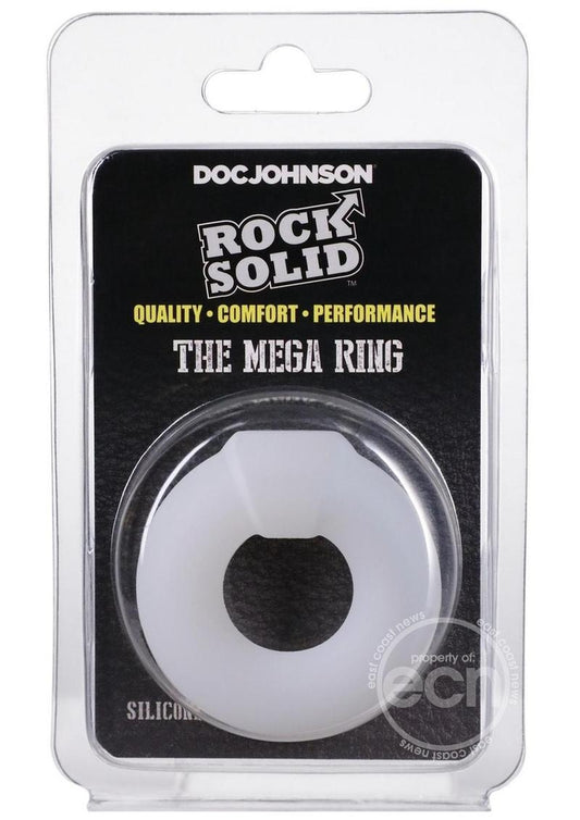 Rock Solid The Mega Ring Silicone Cock Ring - White