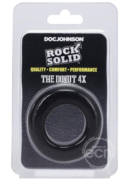 Rock Solid The Donut 4X Cock Ring - Black