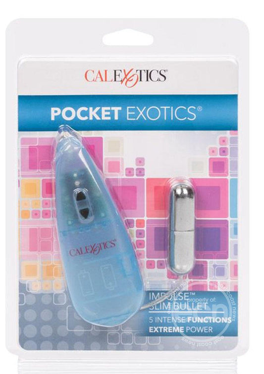 Pocket Exotics Impulse Slim Silver Bullet - Silver