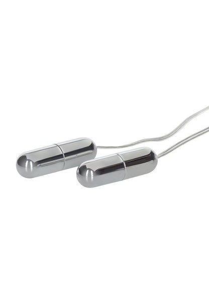 Pocket Exotics Impulse Slim Twin Bullets -Silver