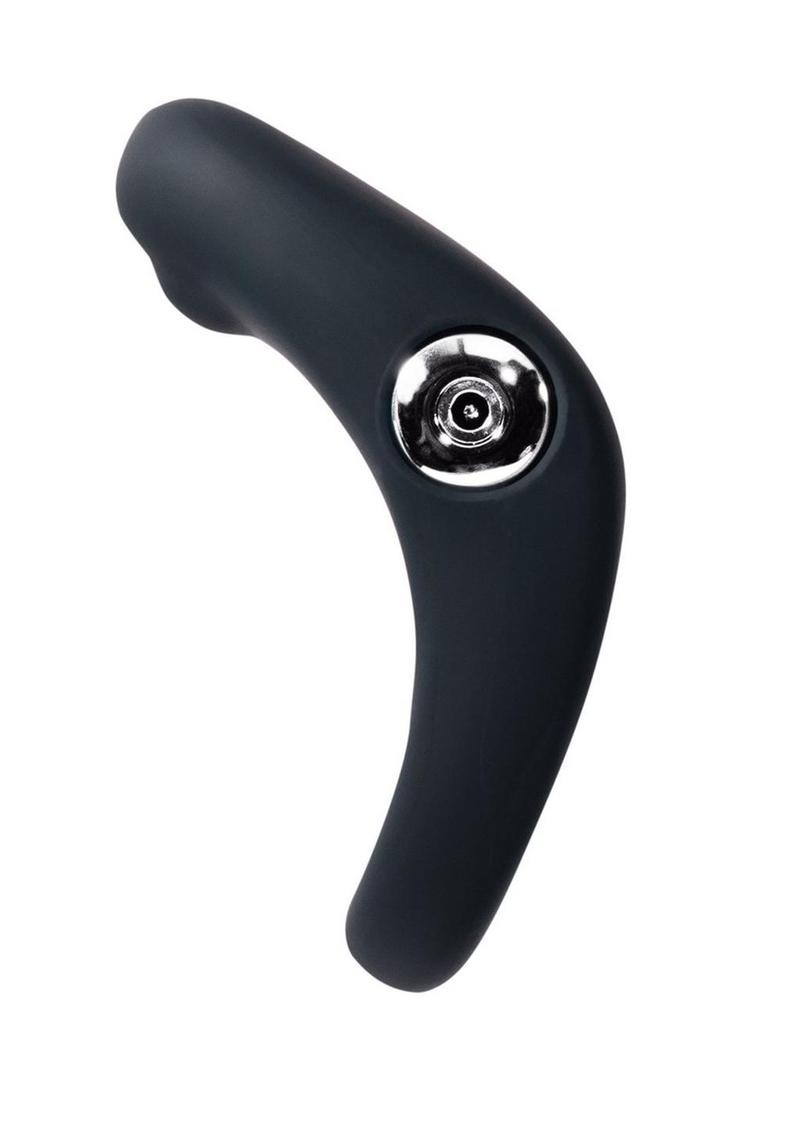 VeDo Rev Silicone Rechargeable Vibrating Cock Ring - Black