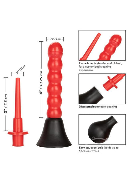 COLT Anal Douche - Black and Red