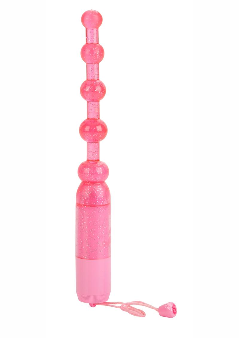 Vibrating Pleasure Beads Anal Beads - Pink