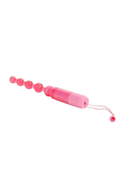 Vibrating Pleasure Beads Anal Beads - Pink