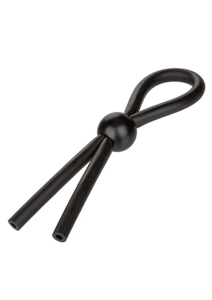 Dr. Joel Kaplan Erection Enhancing Lasso Cock Ring - Black