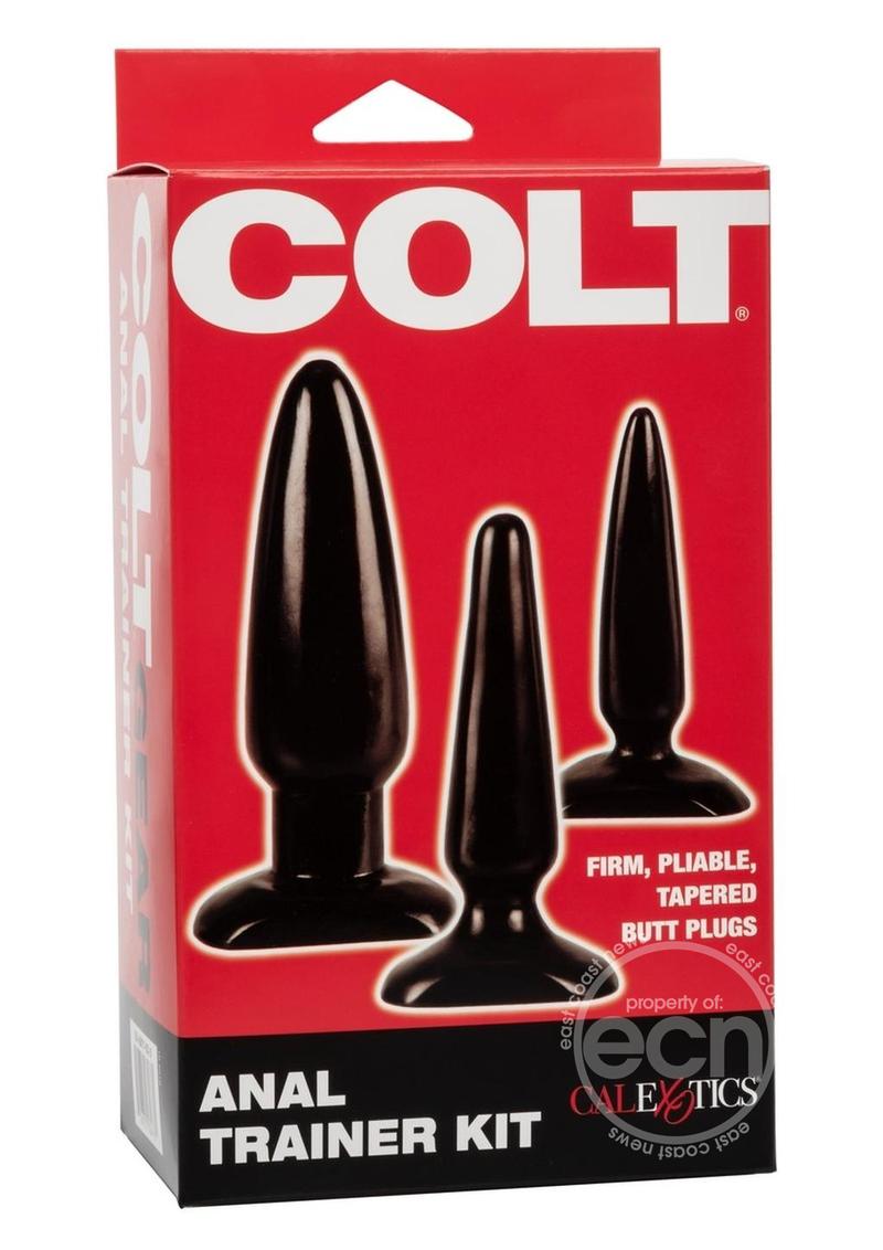 COLT Anal Trainer Kit Butt Plug - Black