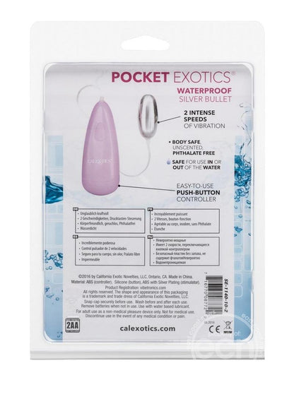 Pocket Exotics Silver Bullet -Pink