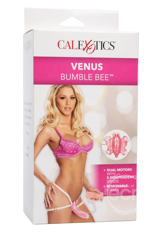 Venus Bumble Bee Strap-On Dildo- Pink