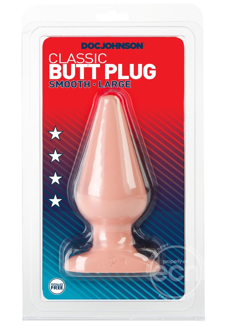 Doc Johnson Classic Butt Plug - Large - Vanilla