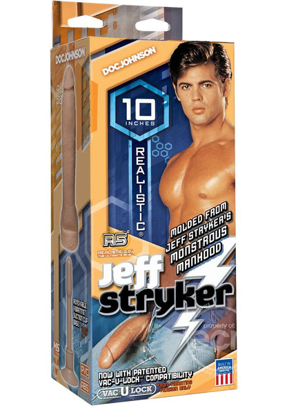 Signature Cocks Jeff Stryker Vibrating Dildo 10in - Vanilla