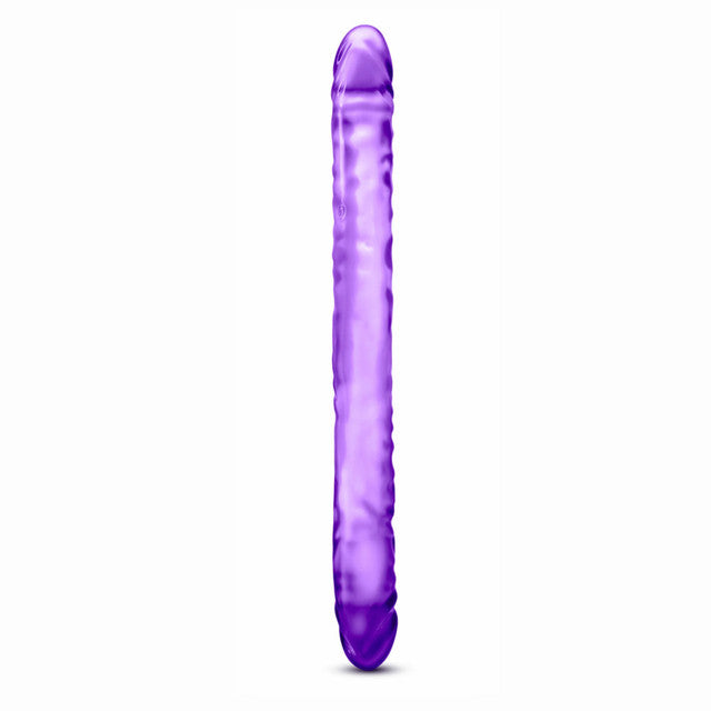 B Yours - 18" Double Dildo - Purple