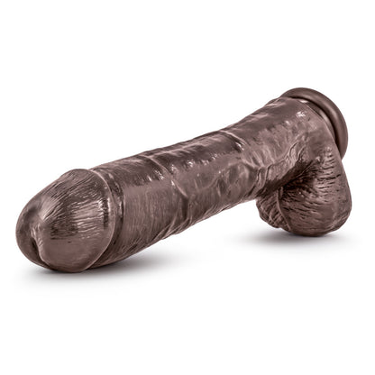 Dr. Skin - Mr. Savage - 11.5 Inch Dildo with Suction Cup - Chocolate