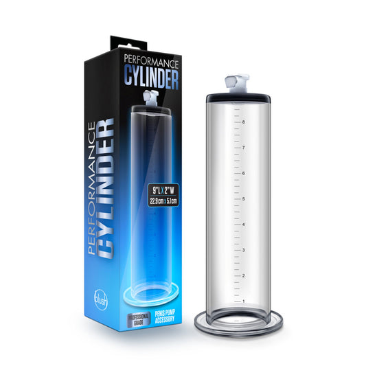 Performance - 9 Inch x 2 Inch Penis Pump Cylinder - Clear Performance