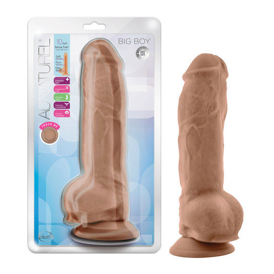 Au Naturel - Big Boy - 10" Dildo - Mocha