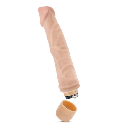 Dr. Skin - Cock Vibe 6 - 8.75 Inch Vibrating Cock - Beige