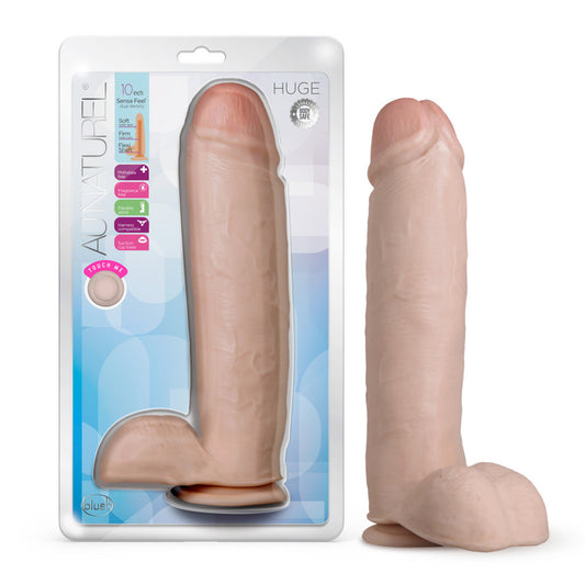 Au Naturel - Huge - 10" Dildo - Vanilla