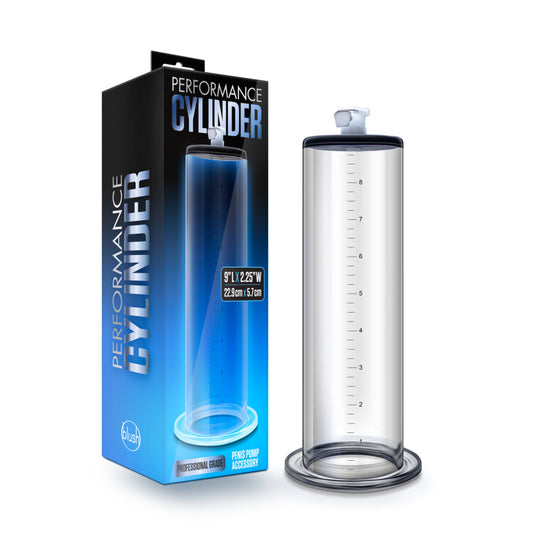 Performance - 9 Inch x 2.5 Inch Penis Pump Cylinder - Clear