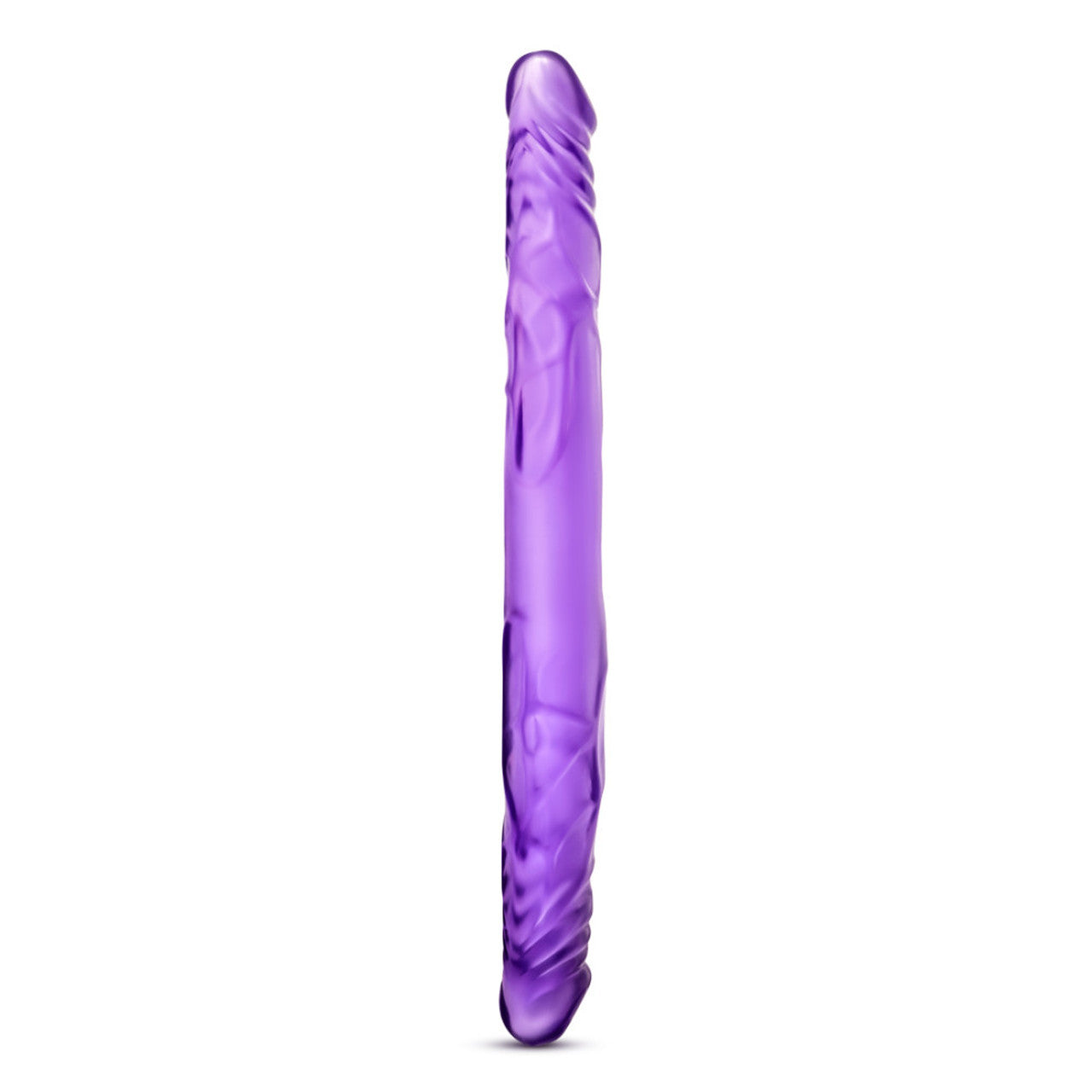 B Yours - 14" Double Dildo - Purple