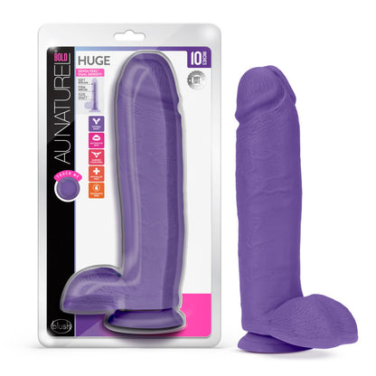 Au Naturel - Bold - Huge - 10" Dildo - Purple